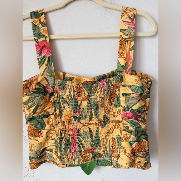 FARM RIO FLORAL TOP - Picture 7 of 12